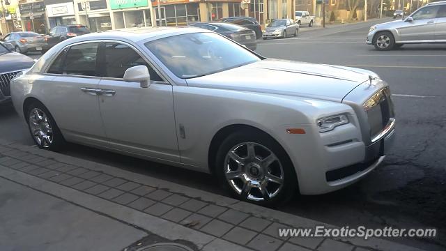 Rolls-Royce Ghost spotted in Toronto, Canada