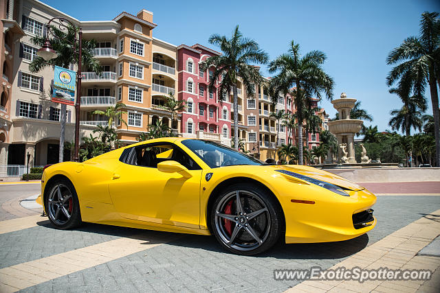 Ferrari 458 Italia spotted in Naples, Florida