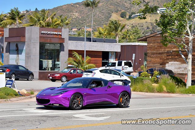Lotus Evora spotted in Malibu, California