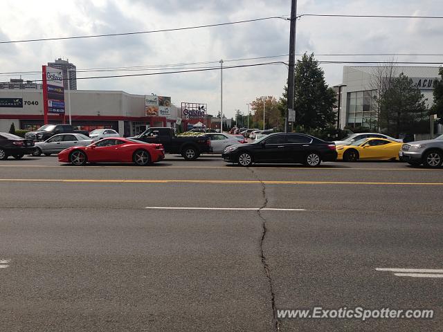 Ferrari 458 Italia spotted in Markham, Canada