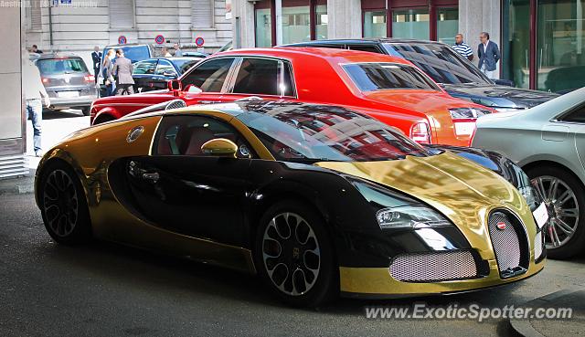 Bugatti Veyron spotted in Geneva, Switzerland