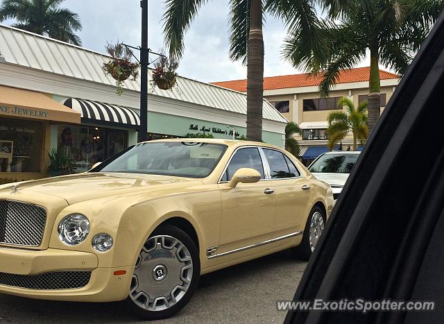 Bentley Mulsanne spotted in Naples, Florida