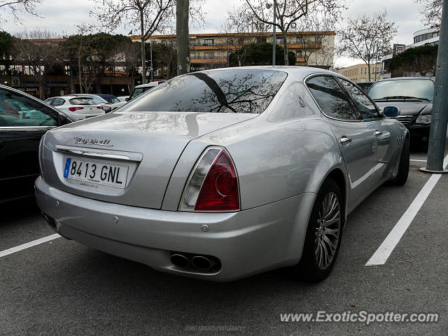 Maserati Quattroporte spotted in Platja d'Aro, Spain