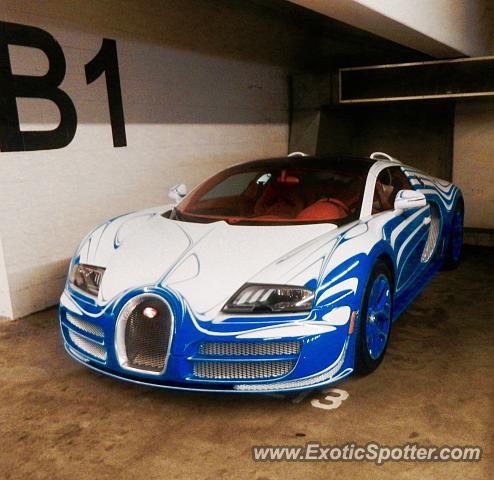 Bugatti Veyron spotted in Monterey, California