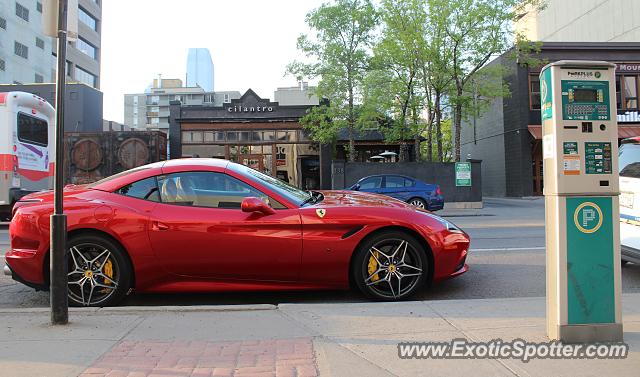 Ferrari California spotted in Calgary, Canada