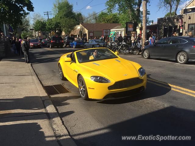 Aston Martin Vantage spotted in New Hope, Pennsylvania