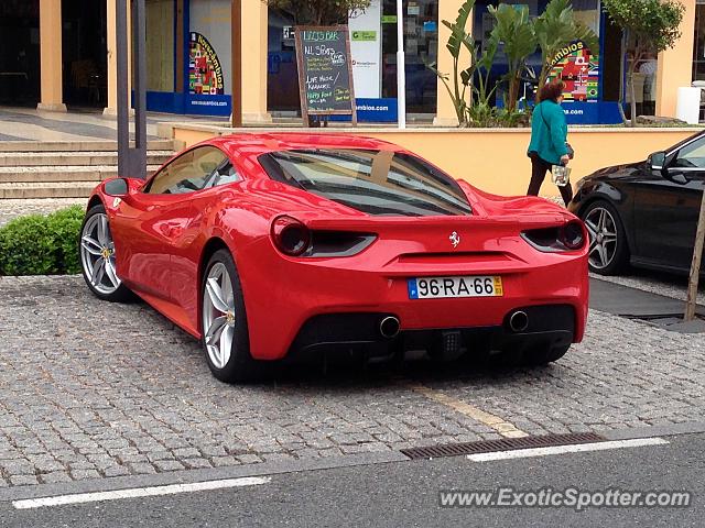 Ferrari 488 GTB spotted in Vilamoura, Portugal
