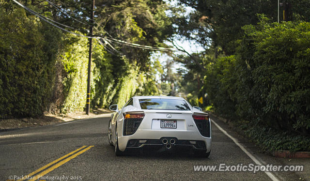 Lexus LFA spotted in Montecito, California