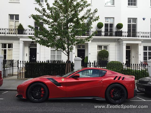 Ferrari F12 spotted in London, United Kingdom
