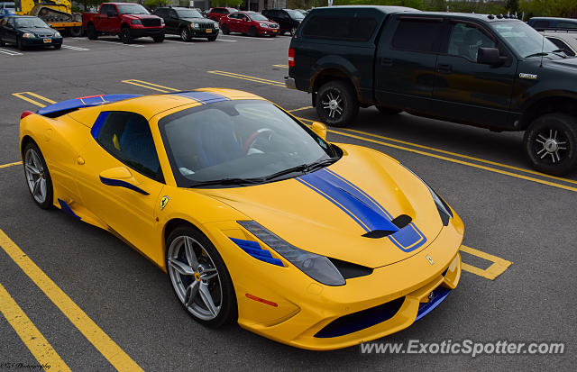 Ferrari 458 Italia spotted in Canandaigua, New York
