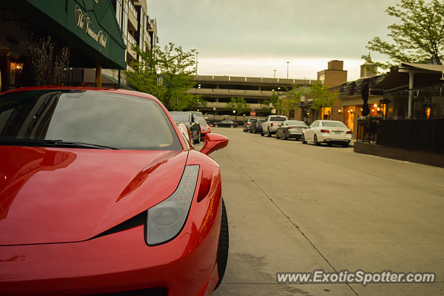 Ferrari 458 Italia spotted in Birmingham, Michigan