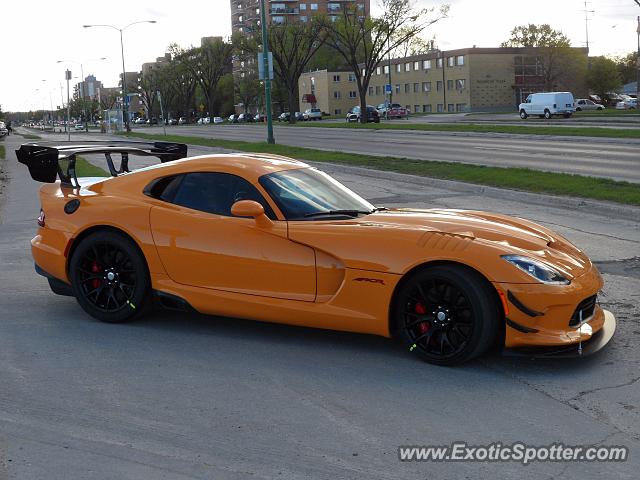 Dodge Viper spotted in Winnipeg, Canada