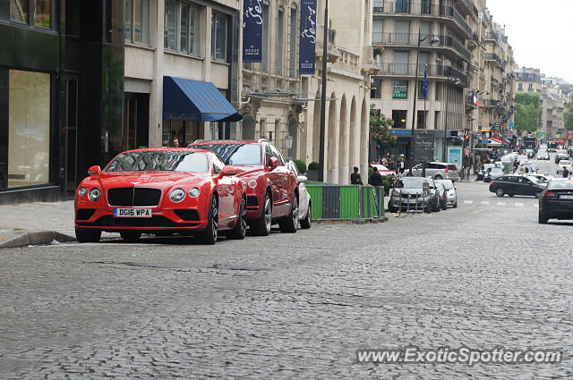 Bentley Bentayga spotted in Paris, France