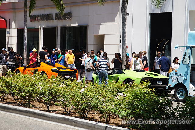 Lamborghini Aventador spotted in Los Angeles, California