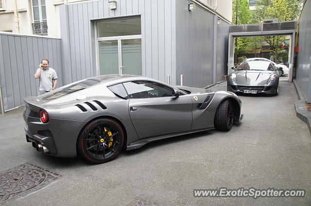 Ferrari F12 spotted in Paris, France