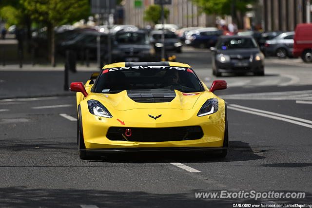 Chevrolet Corvette Z06 spotted in Warsaw, Poland