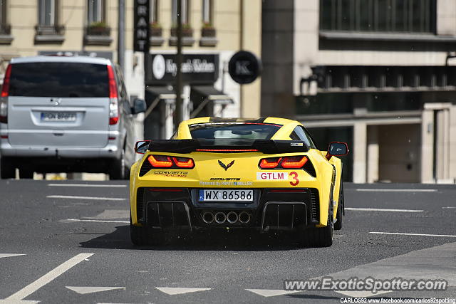 Chevrolet Corvette Z06 spotted in Warsaw, Poland
