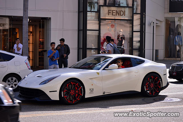 Ferrari F12 spotted in Beverly Hills, California