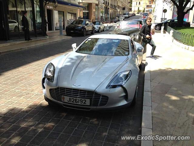 Aston Martin One-77 spotted in Monte Carlo, Monaco