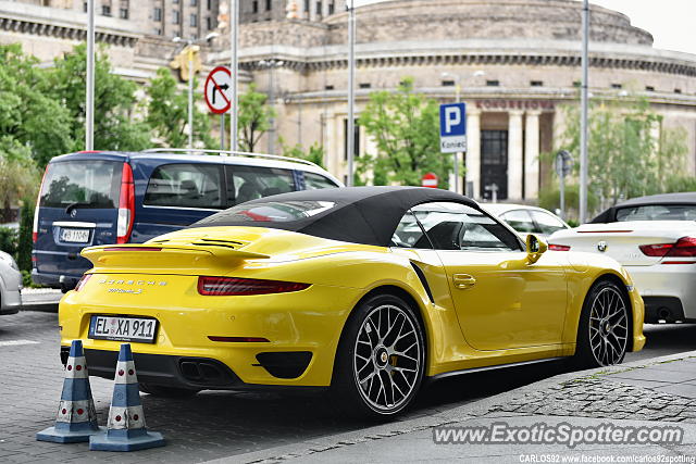 Porsche 911 Turbo spotted in Warsaw, Poland