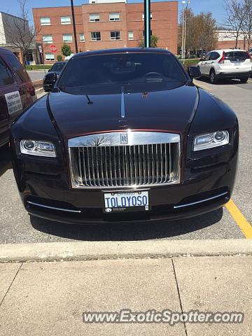 Rolls-Royce Wraith spotted in Toronto, Canada