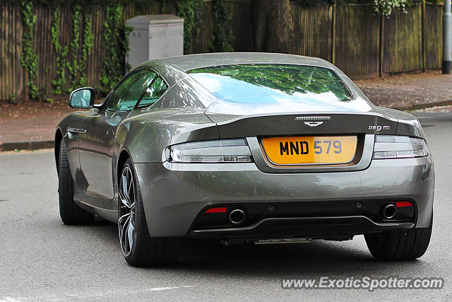 Aston Martin DB9 spotted in Cambridge, United Kingdom