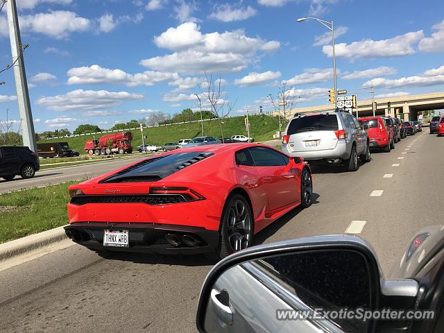 Lamborghini Huracan spotted in Madison, Wisconsin