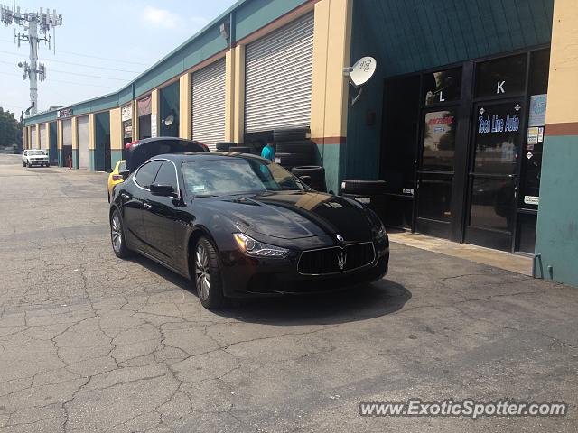 Maserati Ghibli spotted in San Gabriel, California
