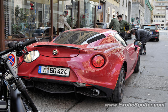 Alfa Romeo 4C spotted in Turin, Italy
