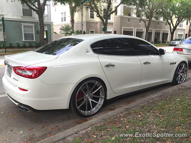 Maserati Quattroporte spotted in Celebration, Florida