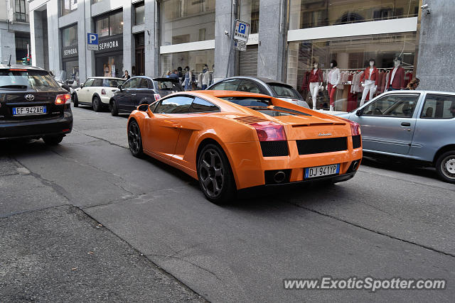 Lamborghini Gallardo spotted in Turin, Italy