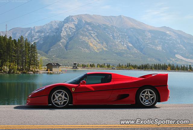 Ferrari F50 spotted in Canmore, Canada