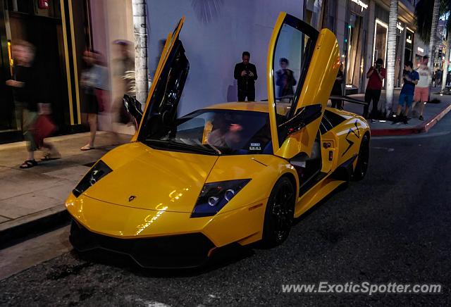 Lamborghini Murcielago spotted in Beverly Hills, California