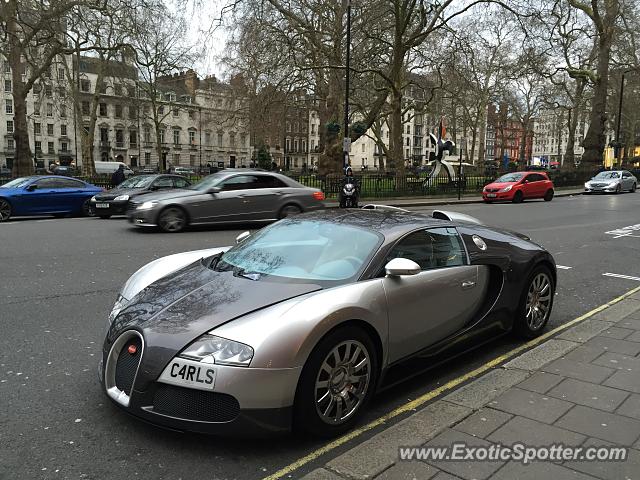Bugatti Veyron spotted in London, United Kingdom