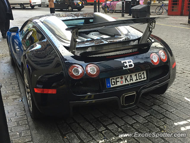 Bugatti Veyron spotted in London, United Kingdom