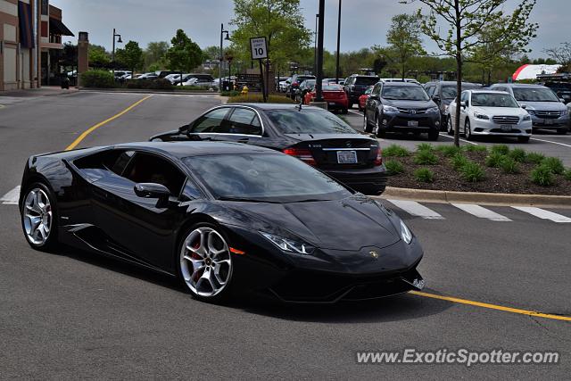 Lamborghini Huracan spotted in Bolingbrook, Illinois
