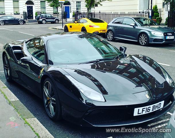 Ferrari 488 GTB spotted in London, United Kingdom