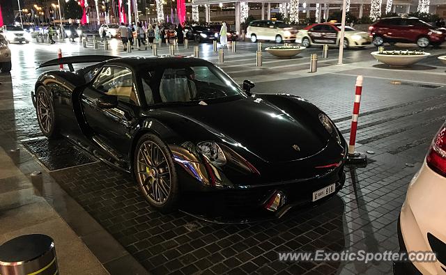 Porsche 918 Spyder spotted in Dubai, United Arab Emirates