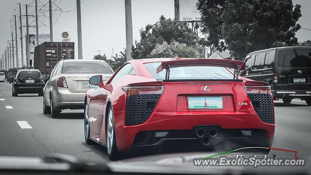 Lexus LFA spotted in Alabang, Philippines