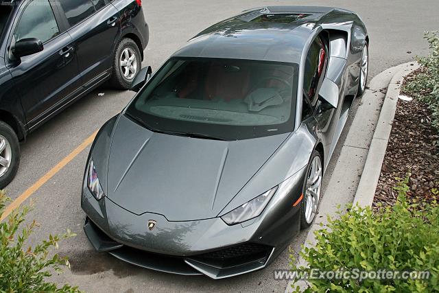 Lamborghini Huracan spotted in Canmore, Canada
