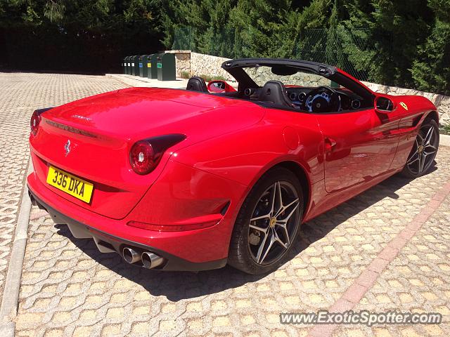 Ferrari California spotted in Ludo, Portugal