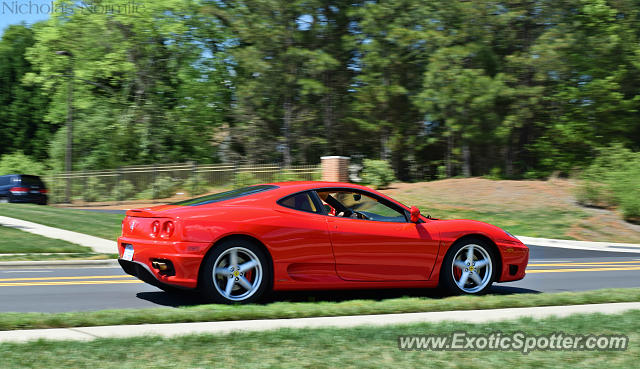 Ferrari 360 Modena spotted in Charlotte, North Carolina