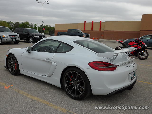Porsche Cayman GT4 spotted in Winnipeg, Canada