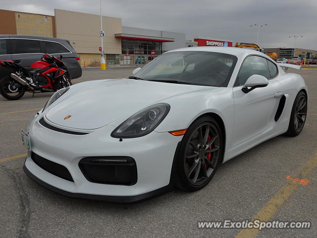 Porsche Cayman GT4 spotted in Winnipeg, Canada