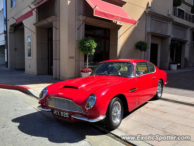 Aston Martin DB6 spotted in Beverly Hills, California