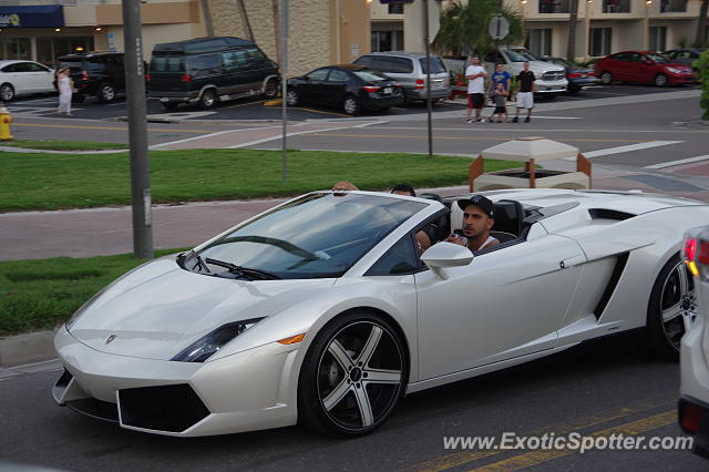 Lamborghini Gallardo spotted in Clearwater Beach, Florida