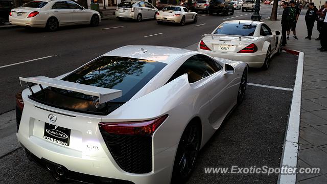 Lexus LFA spotted in Beverly Hills, California