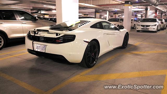 Mclaren MP4-12C spotted in Toronto, Canada