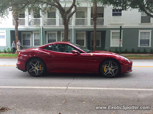 Ferrari California spotted in Celebration, Florida