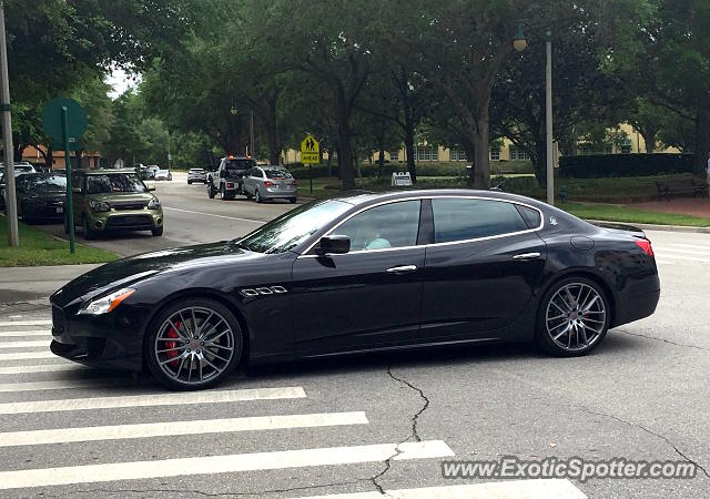 Maserati Quattroporte spotted in Celebration, Florida